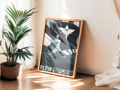 Poster Be the Offensive - visuel complémentaire de l'affiche - Corentin GMT