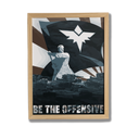 Poster graphique 'Be the Offensive' - affiche déco murale - Corentin GMT