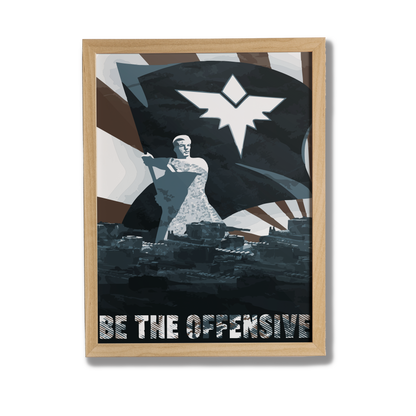 Poster Be the Offensive par AristanT_ - affiche gaming grand format - Corentin GMT