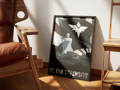 Poster Be the Offensive - affiche murale gaming en intérieur - Corentin GMT