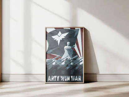 Poster Arty Win War - visuel complémentaire de l'affiche - Corentin GMT