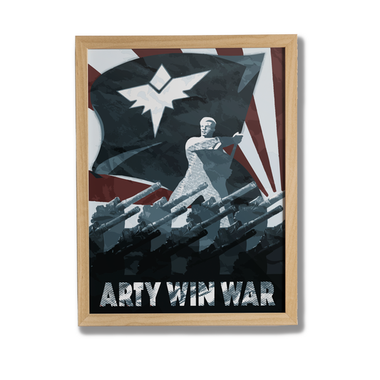 Poster - Arty win war