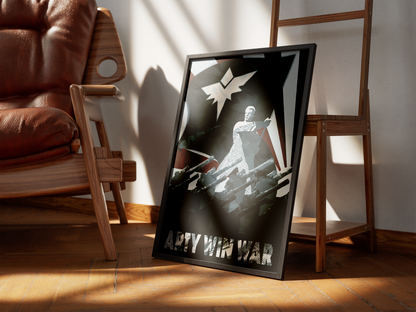 Poster Arty Win War - affiche murale en intérieur - Corentin GMT