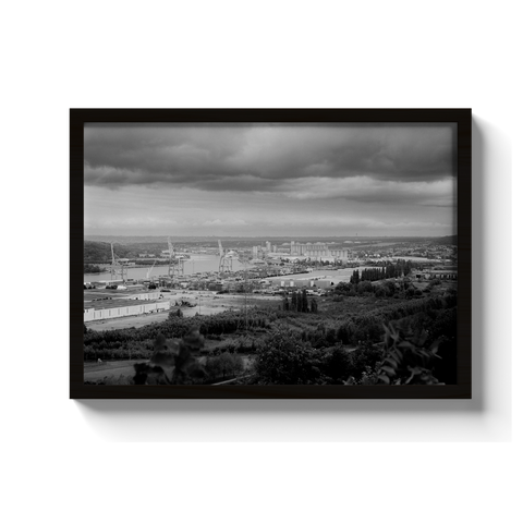 La Bouille - Le port sous les nuages