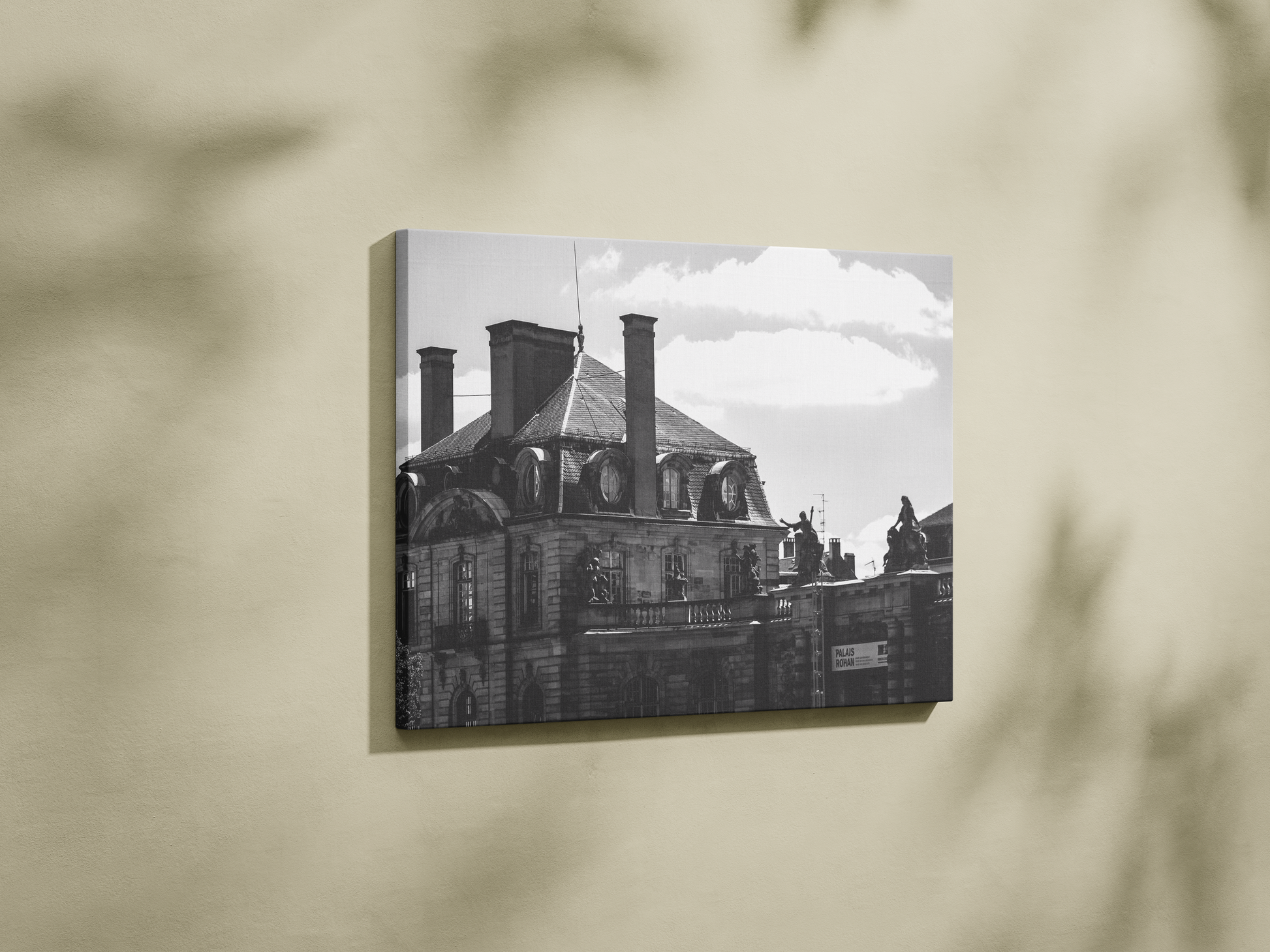 Palais Rohan à Strasbourg, tirage photo d'art noir et blanc - Corentin GMT