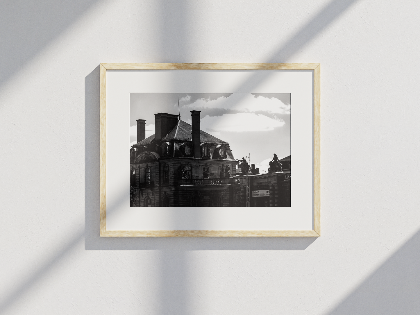 Palais Rohan à Strasbourg, tirage photo d'art noir et blanc - Corentin GMT