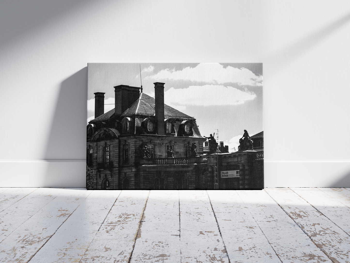 Palais Rohan à Strasbourg, tirage photo d'art noir et blanc - Corentin GMT