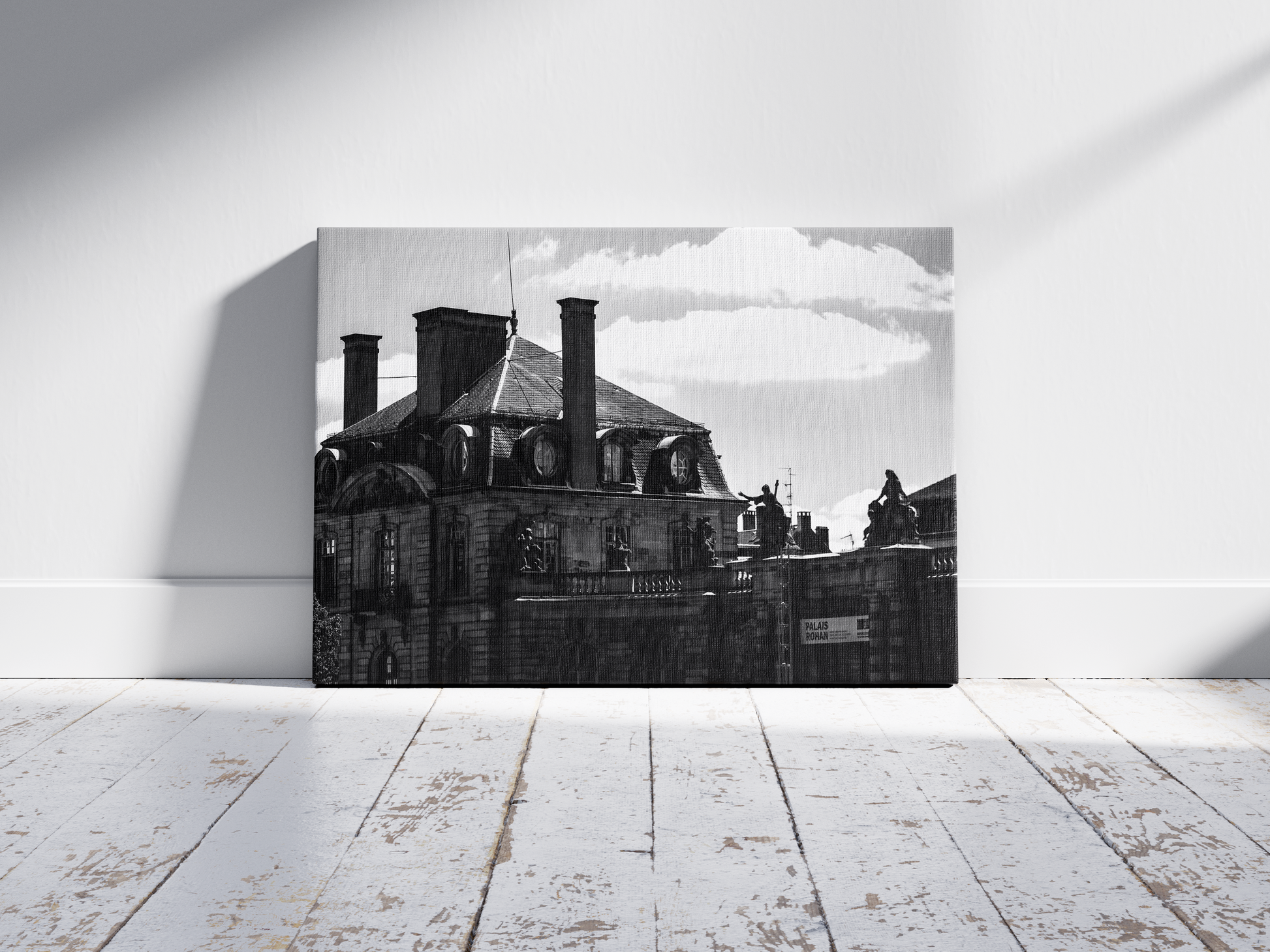 Palais Rohan à Strasbourg, tirage photo d'art noir et blanc - Corentin GMT