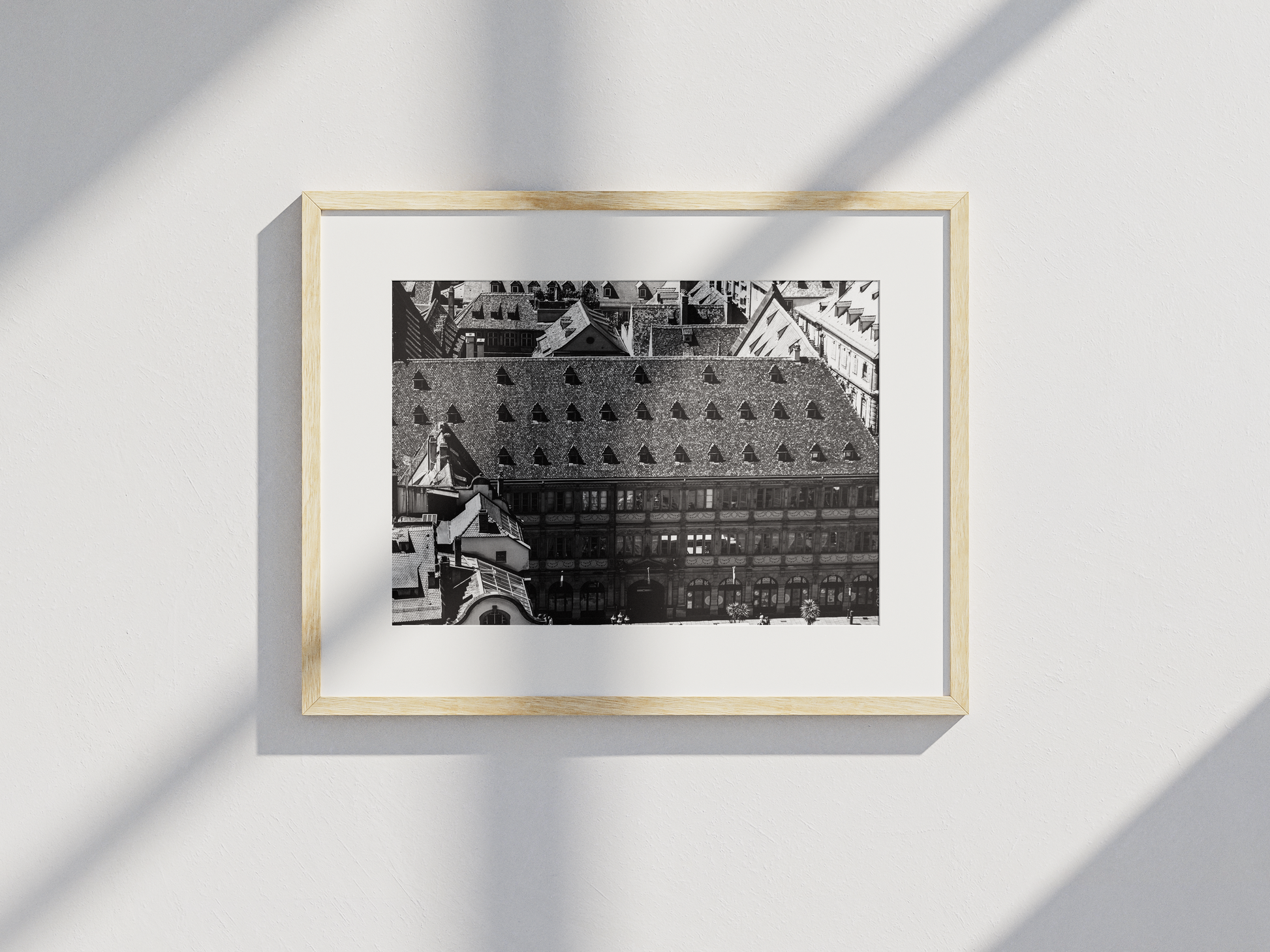 Neue Bau à Strasbourg, tirage photo d'art noir et blanc - Corentin GMT
