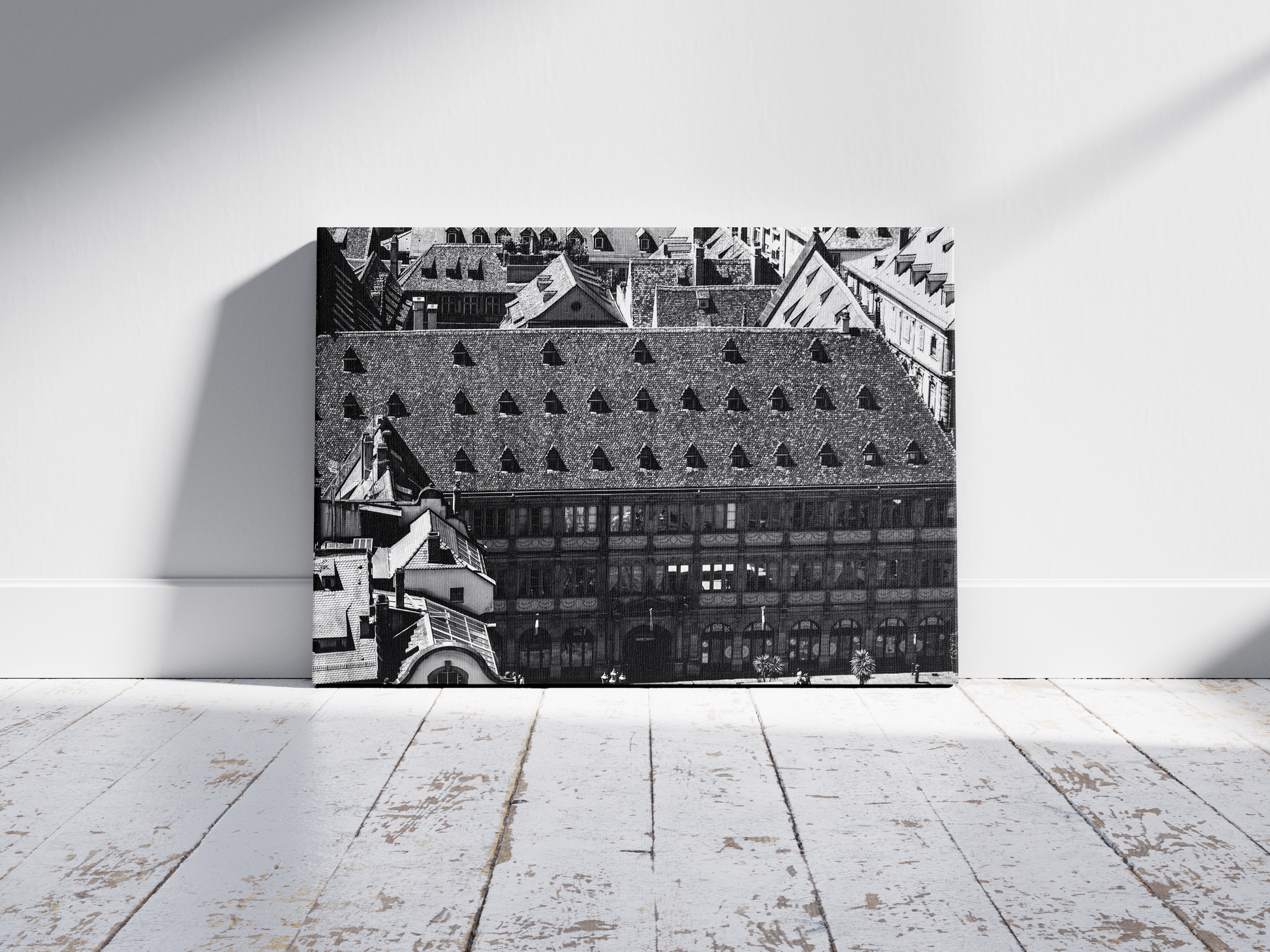 Neue Bau à Strasbourg, tirage photo d'art noir et blanc - Corentin GMT