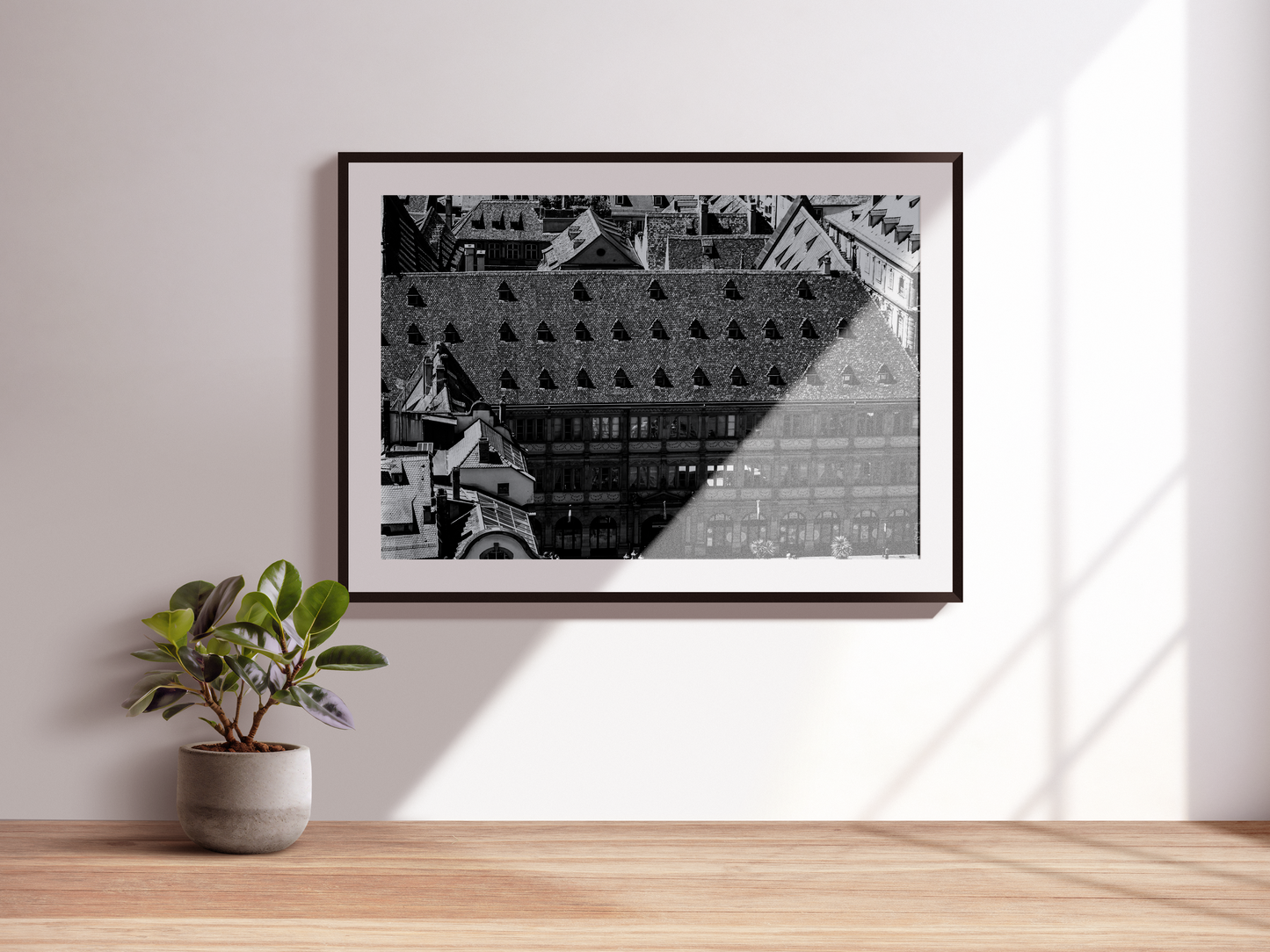 Neue Bau à Strasbourg, tirage photo d'art noir et blanc - Corentin GMT