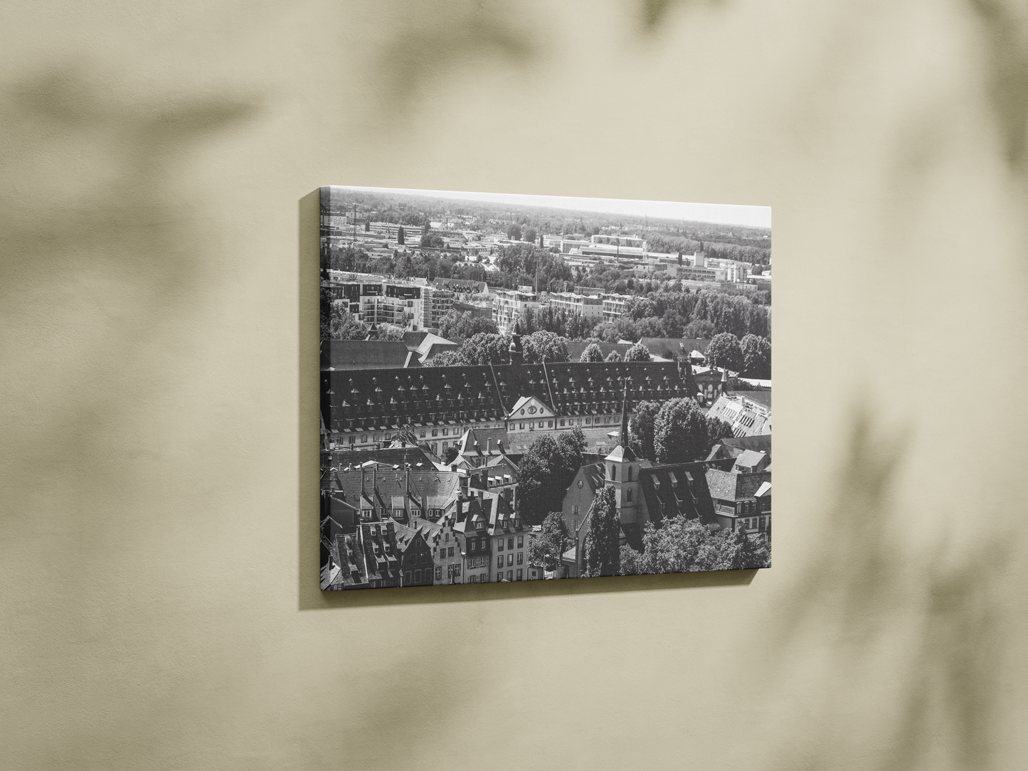 Panorama des toits de Strasbourg, tirage photo d'art noir et blanc - Corentin GMT