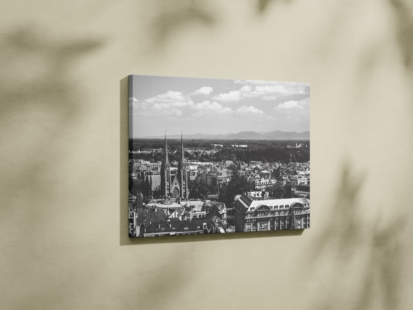 Église Saint-Paul de Strasbourg, tirage photo d'art noir et blanc - Corentin GMT
