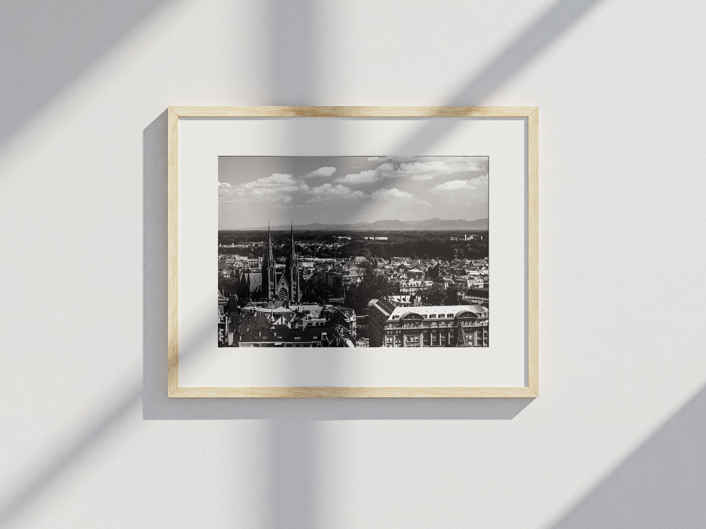 Église Saint-Paul de Strasbourg, tirage photo d'art noir et blanc - Corentin GMT
