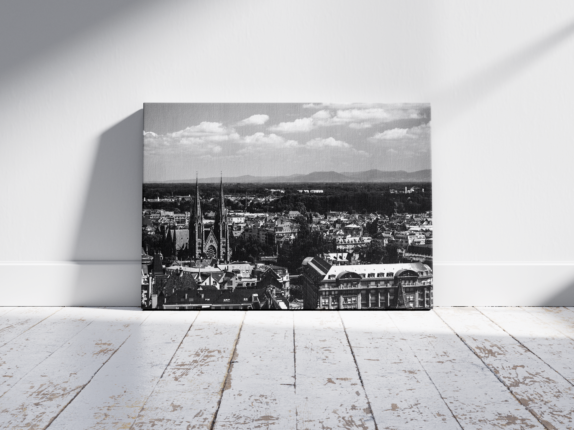 Église Saint-Paul de Strasbourg, tirage photo d'art noir et blanc - Corentin GMT