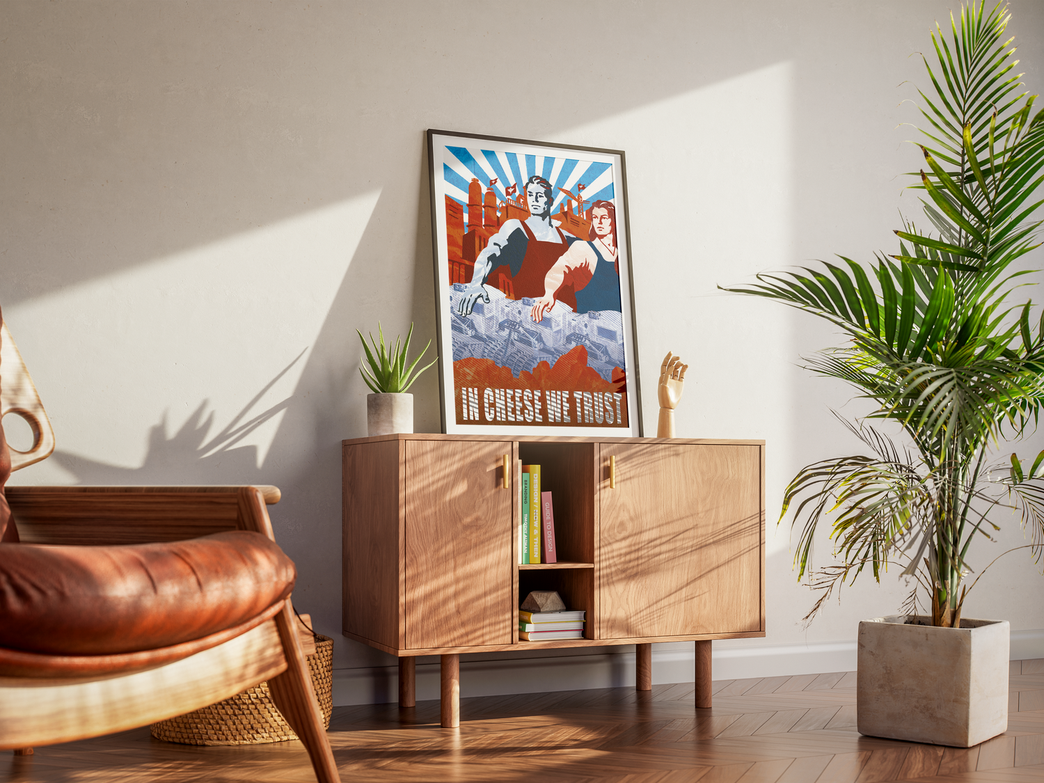 IN CHEESE WE TRUST | 70 x 100 cm