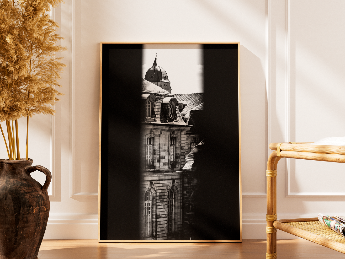 Clocher à dôme de Strasbourg, tirage photo d'art noir et blanc - Corentin GMT