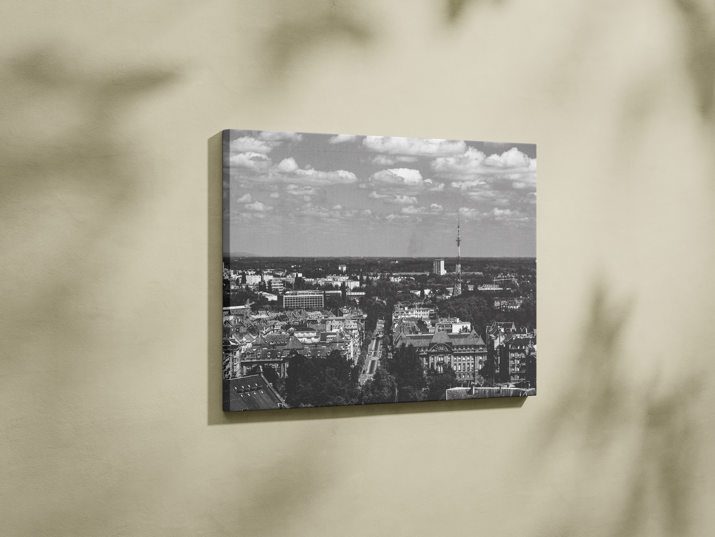 Tirage photo art Strasbourg - Panorama urbain & tour TV - Corentin GMT
