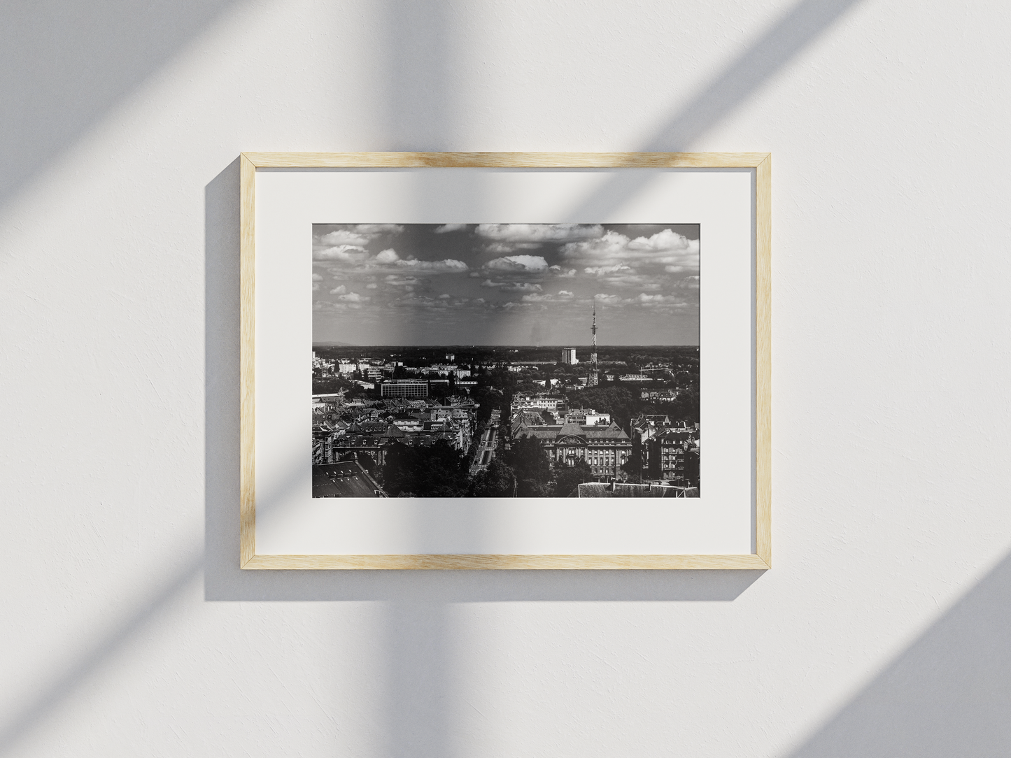 Tirage photo art Strasbourg - Panorama urbain & tour TV - Corentin GMT