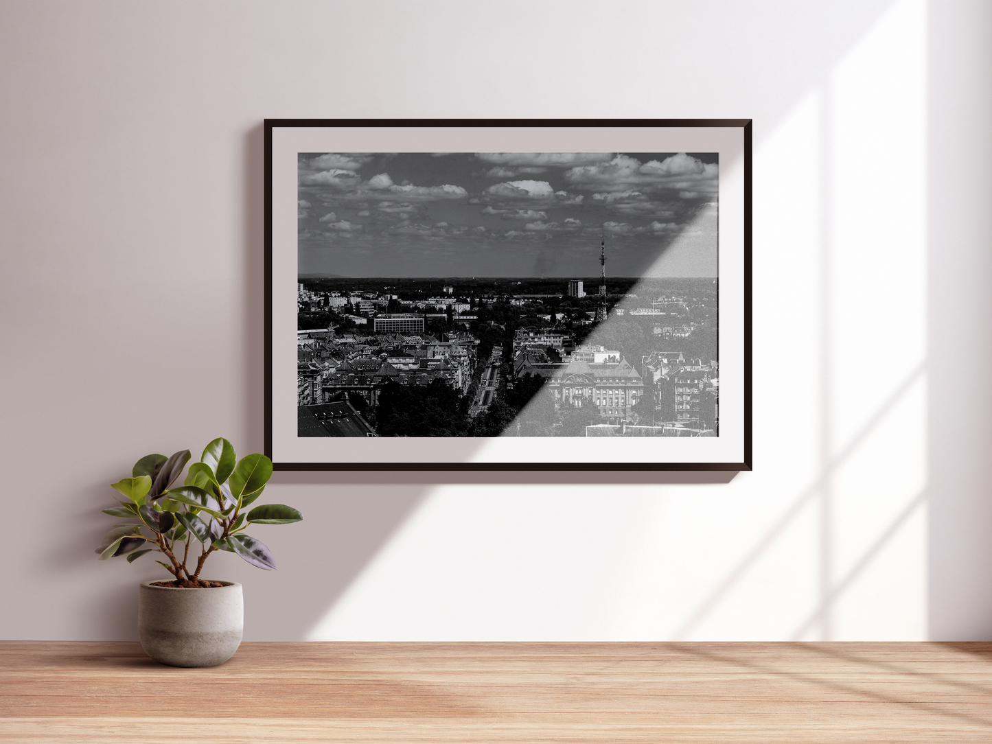 Tirage photo art Strasbourg - Panorama urbain & tour TV - Corentin GMT