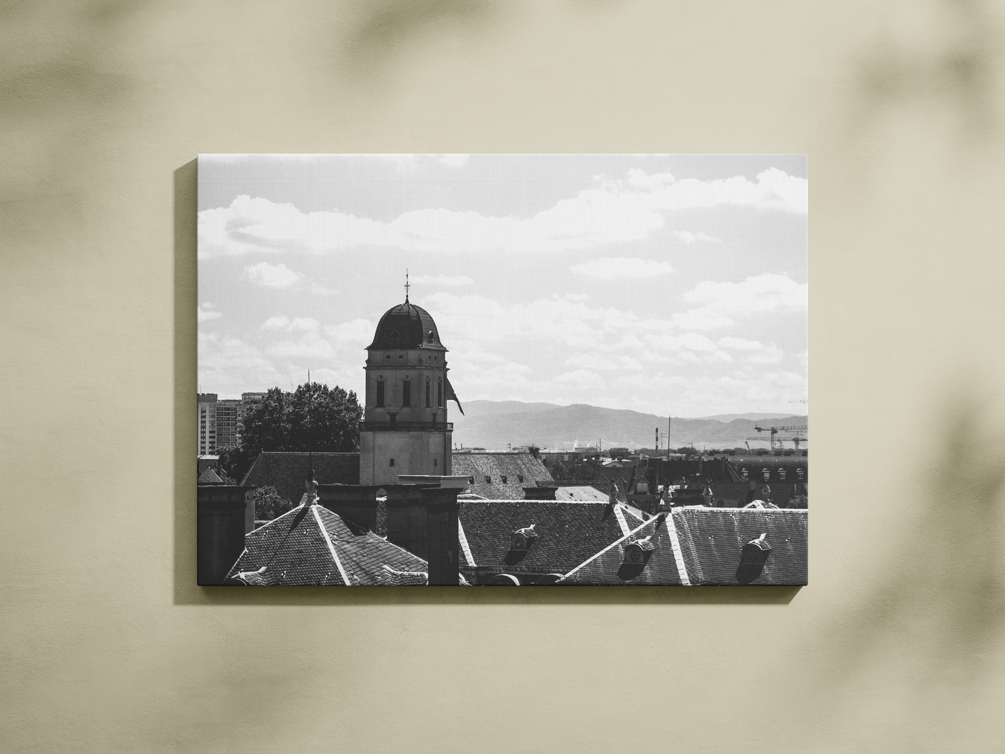 Tirage photo art Strasbourg - Clocher Sainte-Madeleine & toits - Corentin GMT