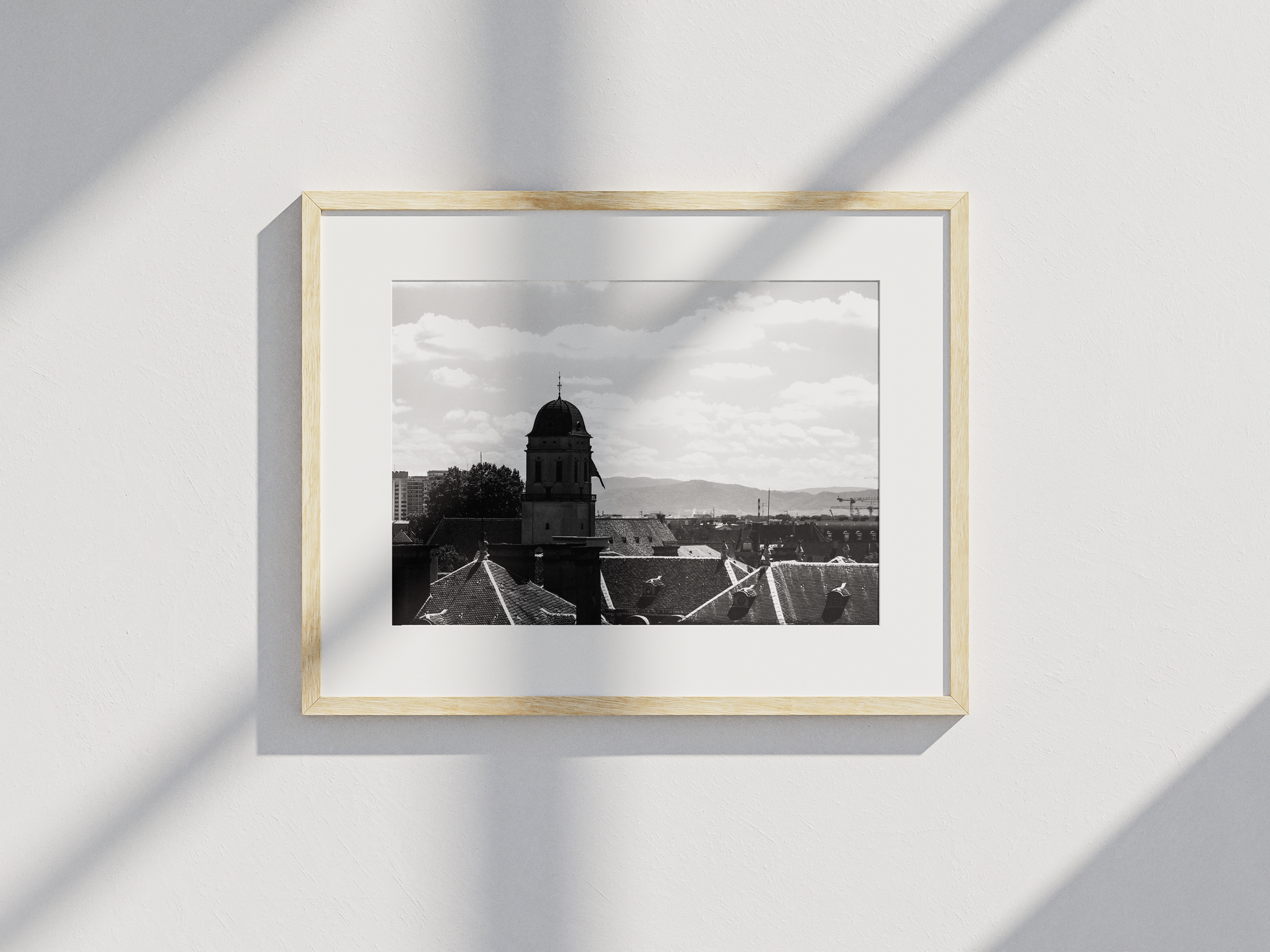 Tirage photo art Strasbourg - Clocher Sainte-Madeleine & toits - Corentin GMT