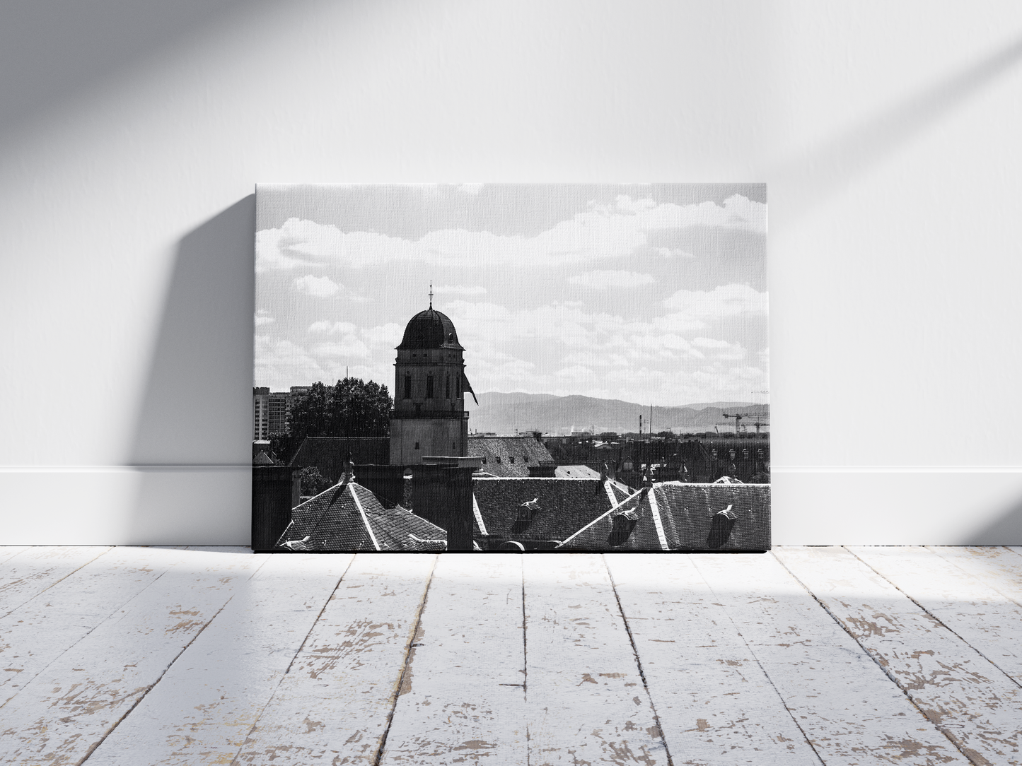 Tirage photo art Strasbourg - Clocher Sainte-Madeleine & toits - Corentin GMT