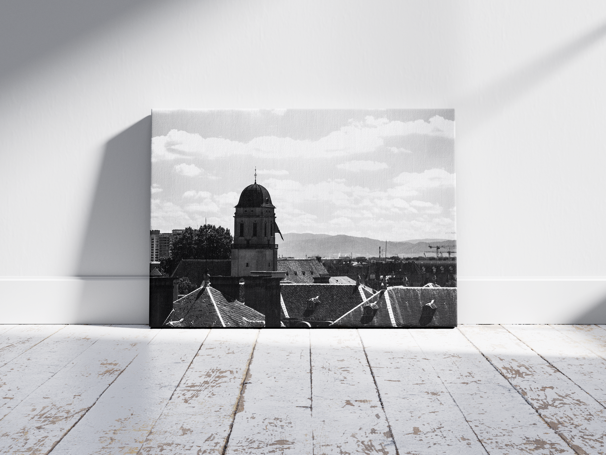 Tirage photo art Strasbourg - Clocher Sainte-Madeleine & toits - Corentin GMT