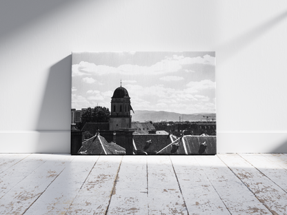 Église Sainte-Madeleine, Strasbourg - tirage N&B sans cadre posé au sol - Corentin GMT