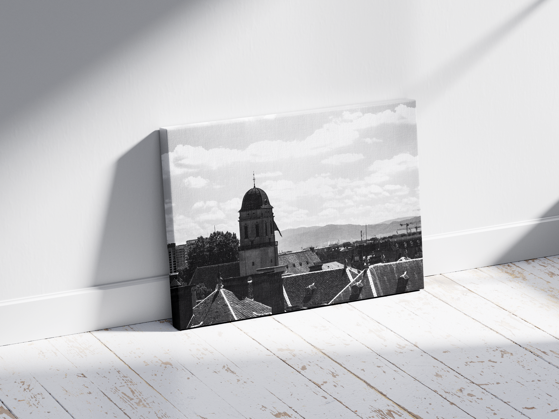 Tirage photo art Strasbourg - Clocher Sainte-Madeleine & toits - Corentin GMT