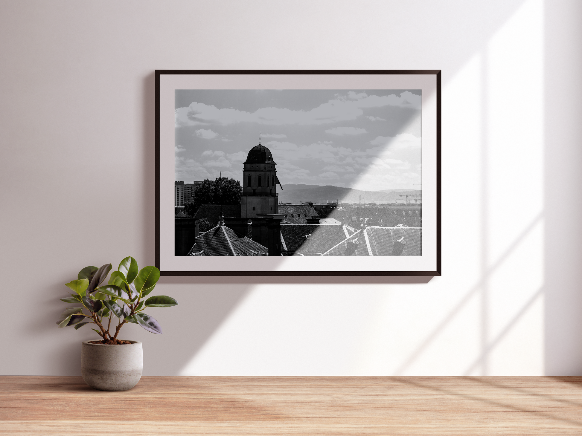 Tirage photo art Strasbourg - Clocher Sainte-Madeleine & toits - Corentin GMT